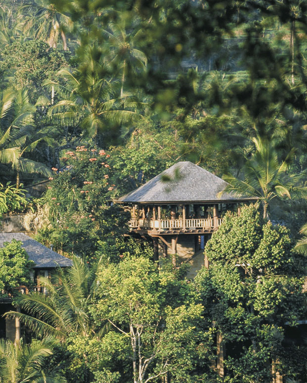 A view of Wanakasa, one of the five unique residences at Begawan, inspired by Balinese Hinduism.