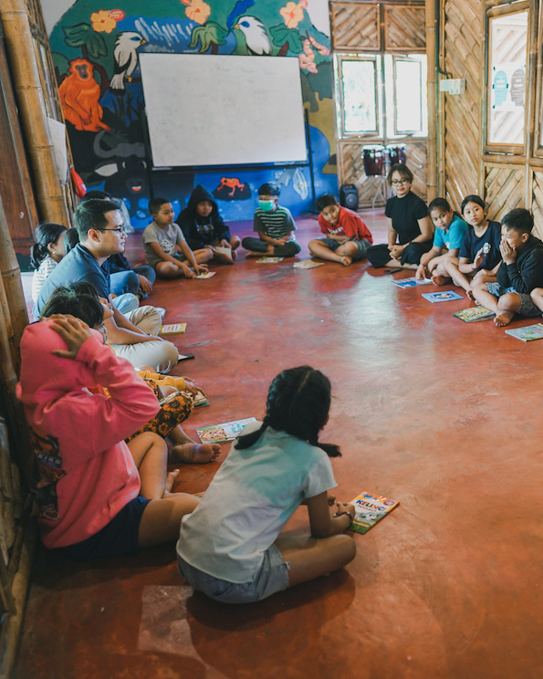 A glimpse of the Begawan Learning Center, offering a wide range of educational programs to students in Bali.